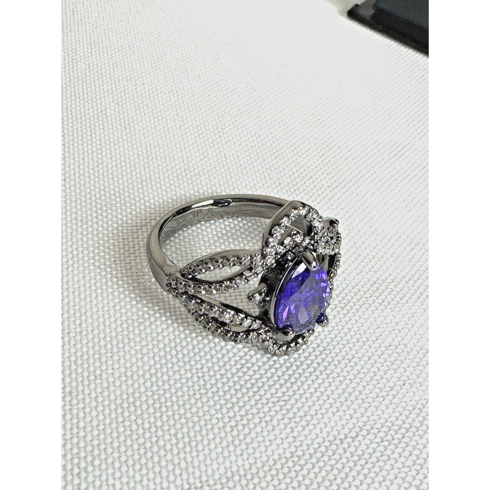 Bomb Party Purple Stone Ring Size 9 Reign Villain Collection Regal Desires Box - Picture 7 of 14